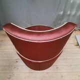 Vintage red armchair