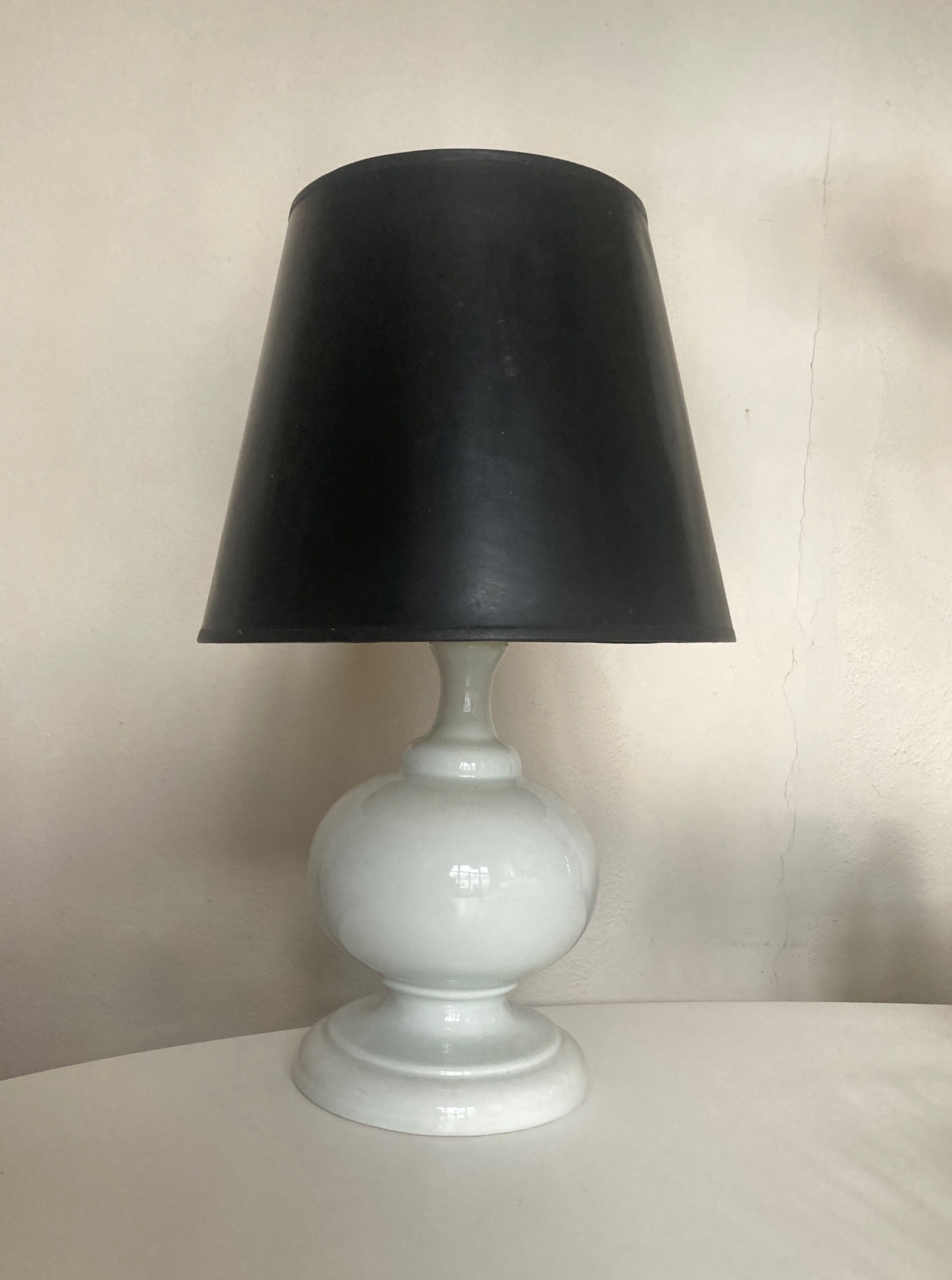 Baluster lamp ceramic italian design 1960