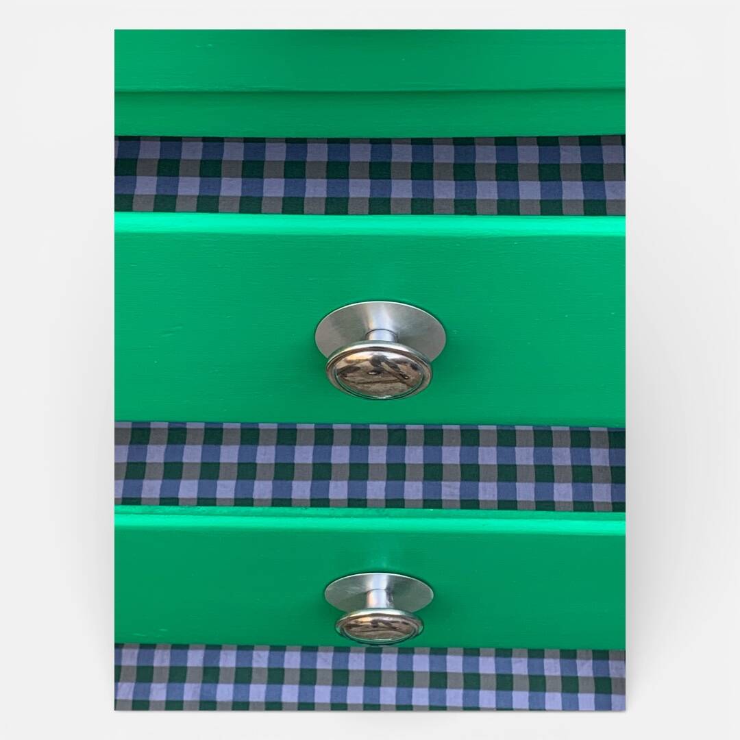 Chiffonnier art déco vert