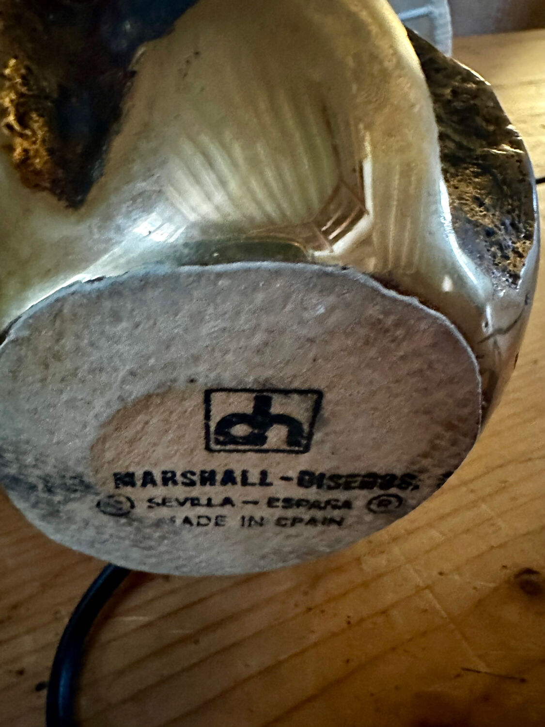 Bronze lamp unique piece David Marshall