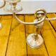 Magnificent pair of Chritofle candlesticks, Royaumont model - 1950s
