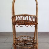 Rattan desserte from the 60s