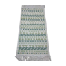 Tapis berbère blanc et vert en laine 145 x 79 cm