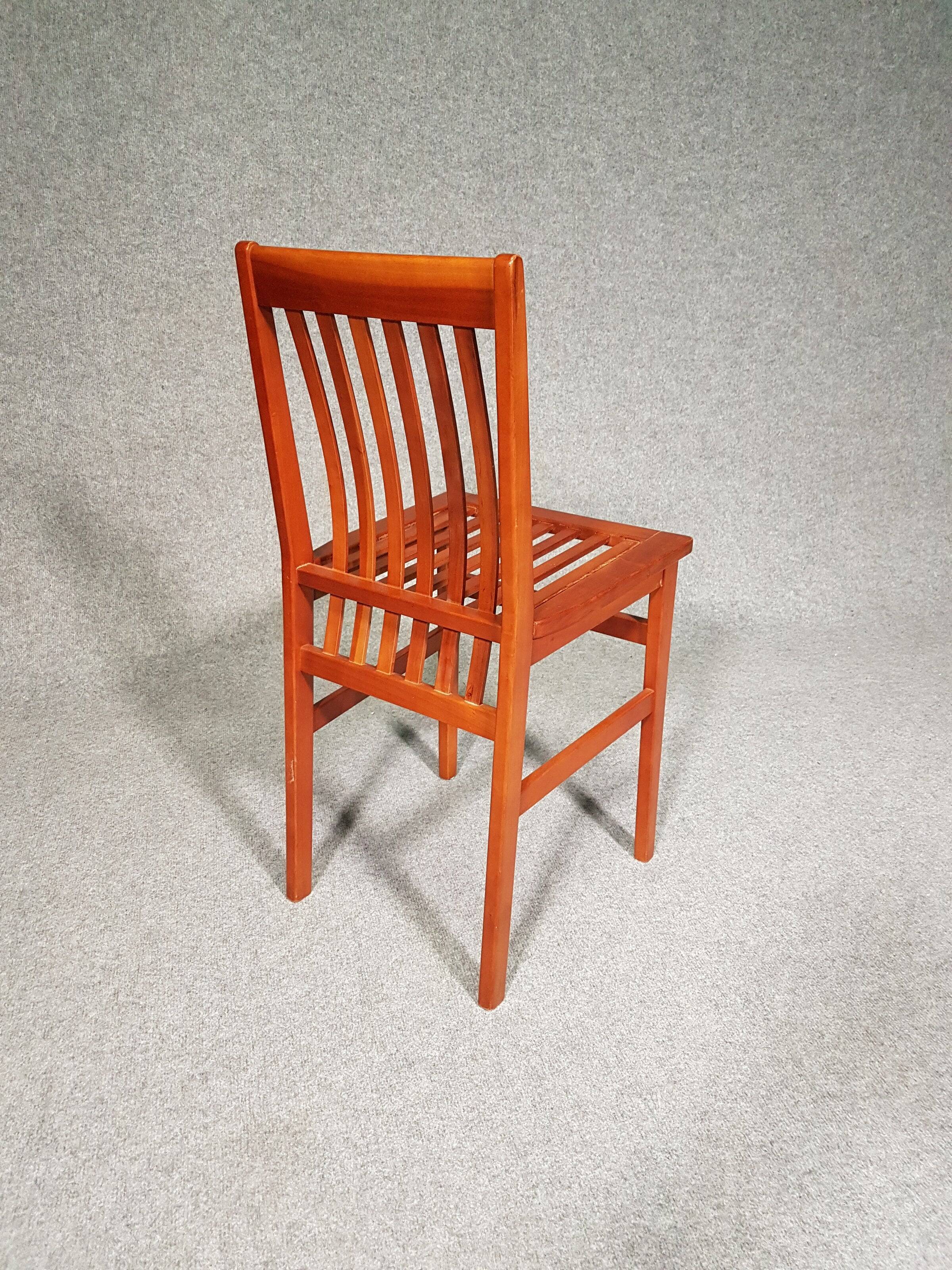 4 x beautiful Milano chairs cherry wood by Aldo Rossi for Molteni, 1980s