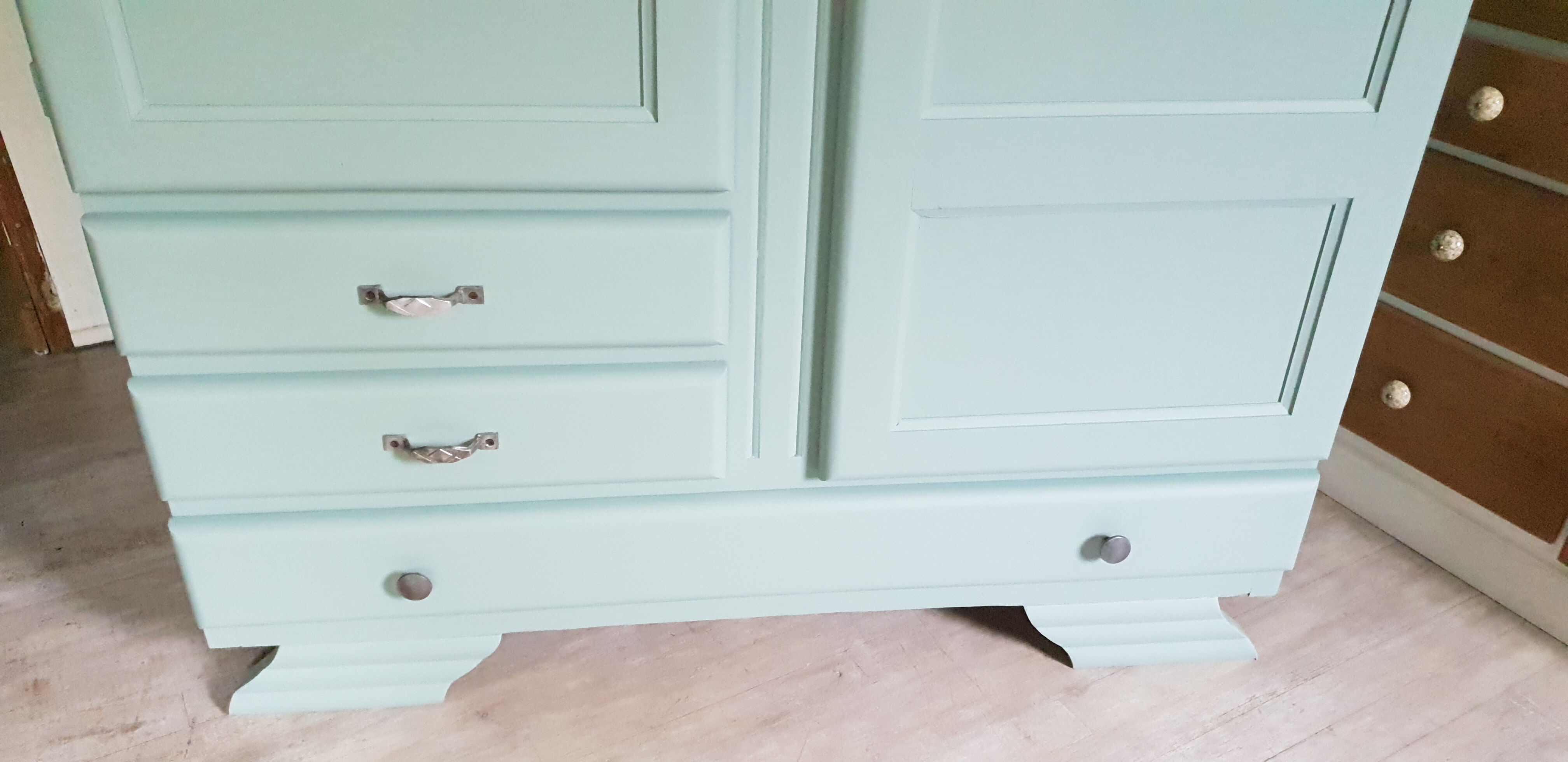 Green wardrobe thatdon art deco