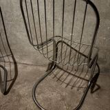 Pair of Gastone Rinaldi style chairs