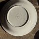 Set of 5 thick white deep plates, no brand, D21.5.