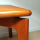 Table basse carrée en teck danois