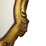Mid Century Crested Mirror Classic Gold Mirror France