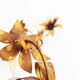 Pair of Vintage Gilt Flower Scones by Hans Kögl