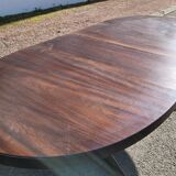 Vintage Baumann Scandinavian oval table - 1960s