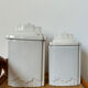 Duo vintage spice jars