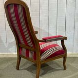 Late 19th century Voltaire armchair in beech
