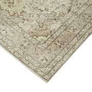 Tapis beige turc en laine tissé à la main 165 cm x 267 cm