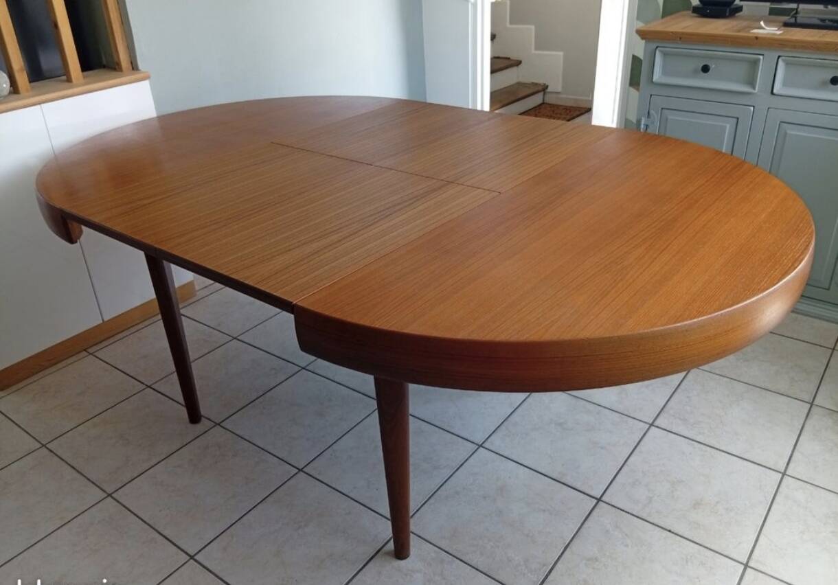 Table scandinave vintage teck