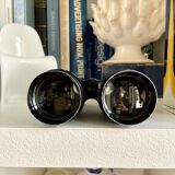 Black metal binoculars