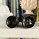 Black metal binoculars