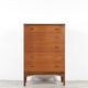 Midcentury Tallboy / Chest Of Drawers In Teak. Vintage Modern / Scandinavian / Retro / Danish Style