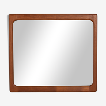 Miroir en bois en teck produit par Dyrlund 26x26cm