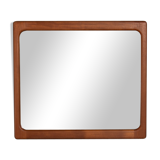 Teak wooden mirror produced by Dyrlund 26x26cm