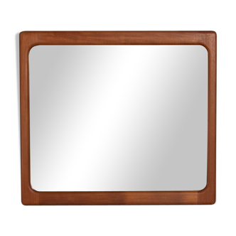 Teak wooden mirror produced by Dyrlund 26x26cm
