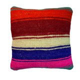 Vintage turkish kilim cushion cover 40 x 40 cm