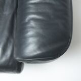 Bull sofa in grey leather by Gianfranco Frattini for Cassina 1987