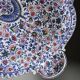 Important ceramic plateau from Gien, from the years 1875-1885, model Cache.