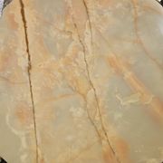 French Vintage Onyx Marble Bronze Coffee Table Style Louis XV 60s