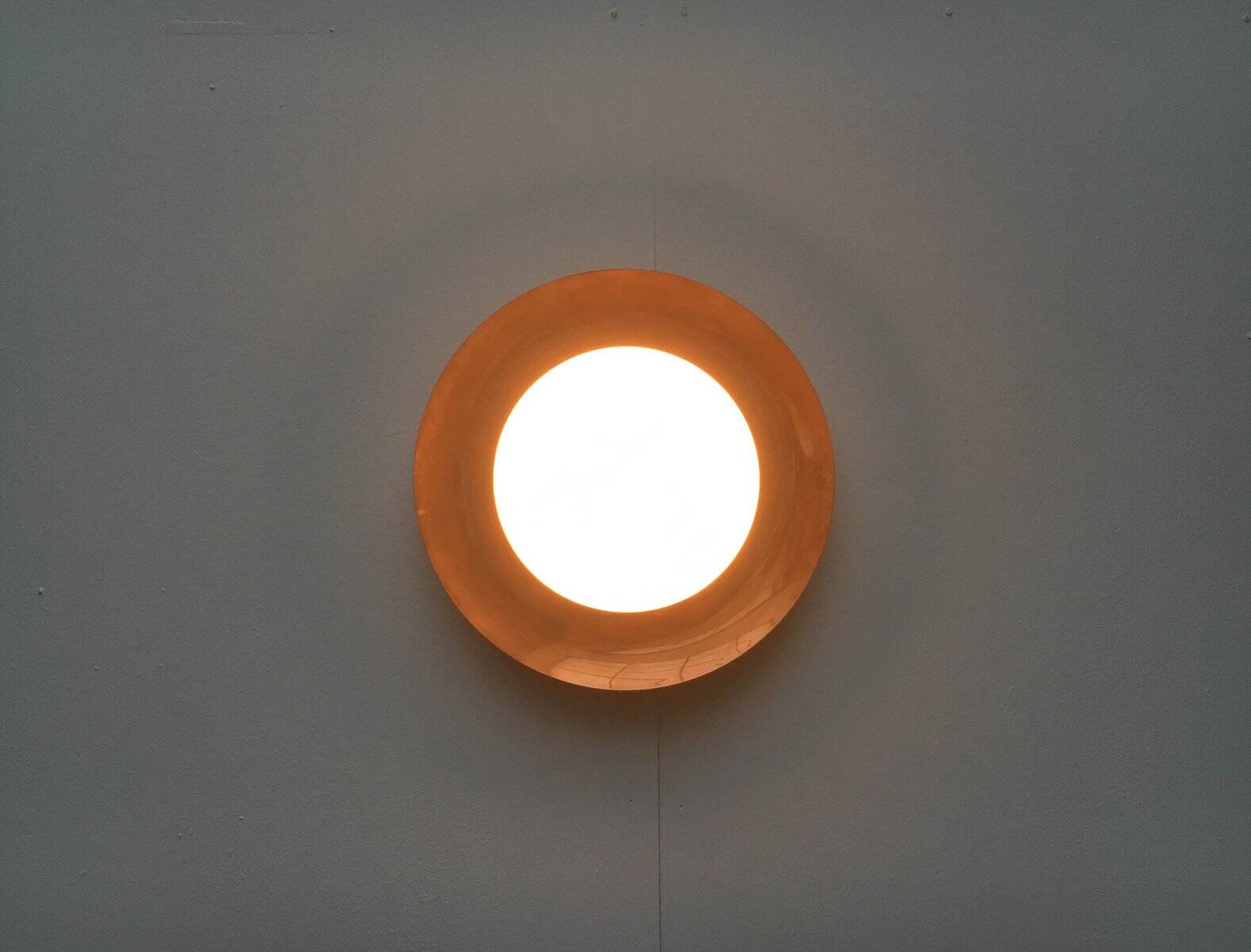 Mid-Century Copper Ceiling Lamp by BUR, Bünte & Remmler
