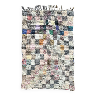 Patchwork de Couleurs: Tapis Boucherouite Texturé 135x220 cm