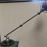 Workshop lamp Jieldé 2 industrial arm patina graphite rifle barrel