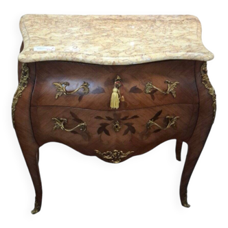 Louis XV Style Chest of Drawers in Marquetry