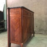 Commode de style Louis XV en marqueterie