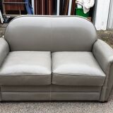 Leather club sofa