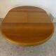 Vintage 70s Scandinavian design oak extendable table