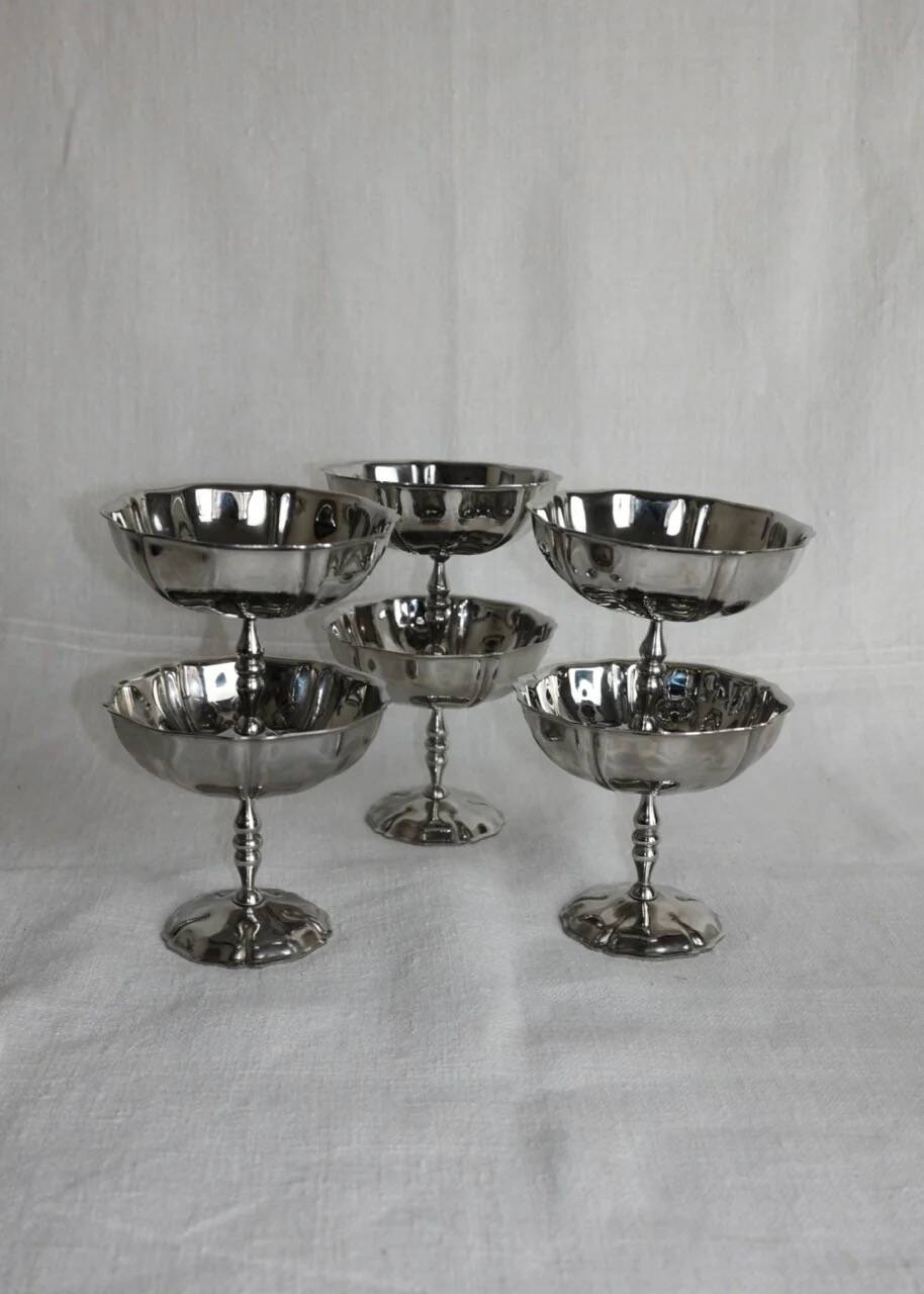 6 all-stainless steel royal cups