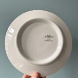 Lot de 2 plats compotiers Sarreguemines, modèle « Clématites »