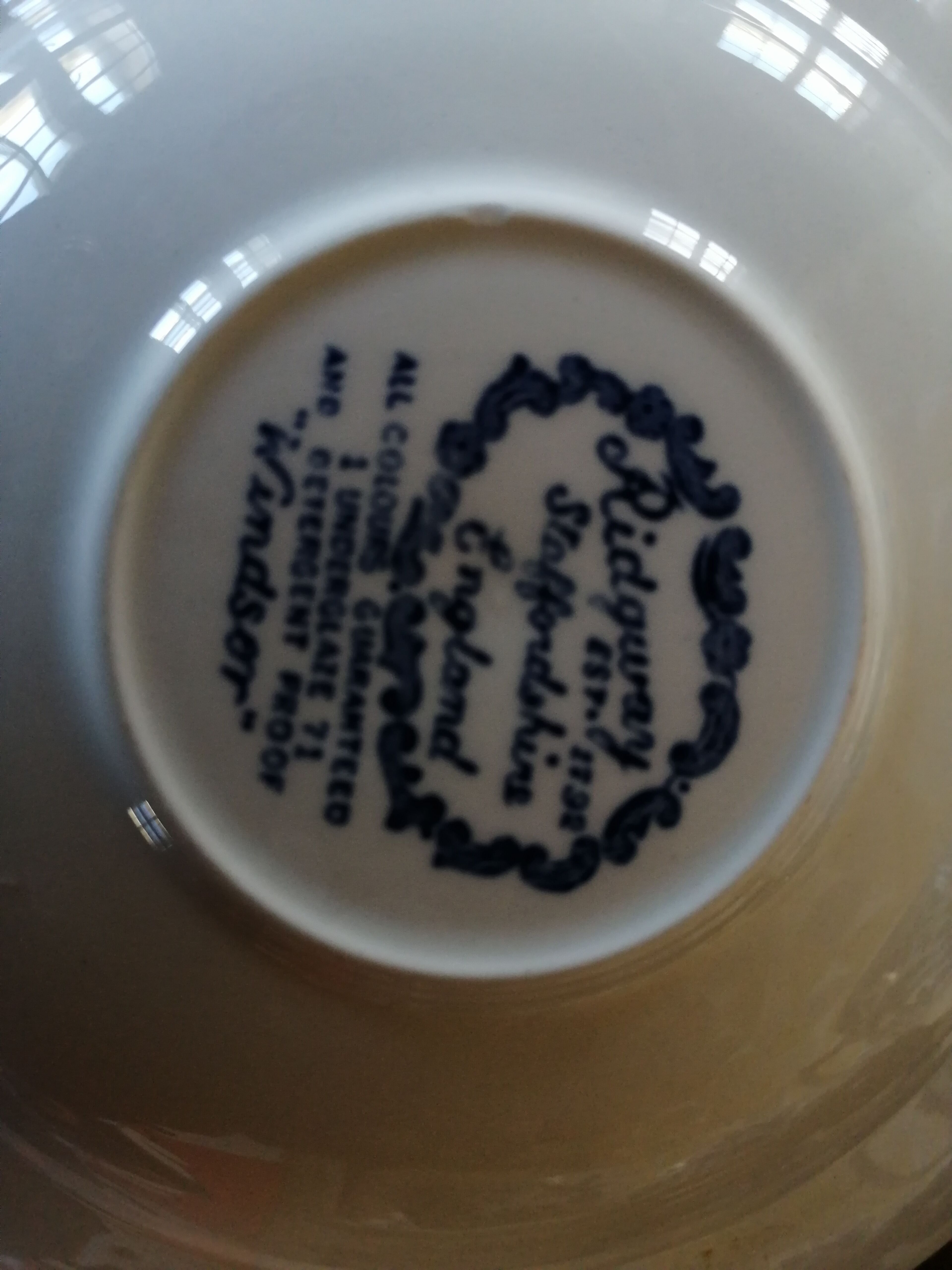 Ridgway Staffordshire England Tea Service