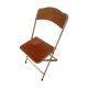 Velvet folding chair