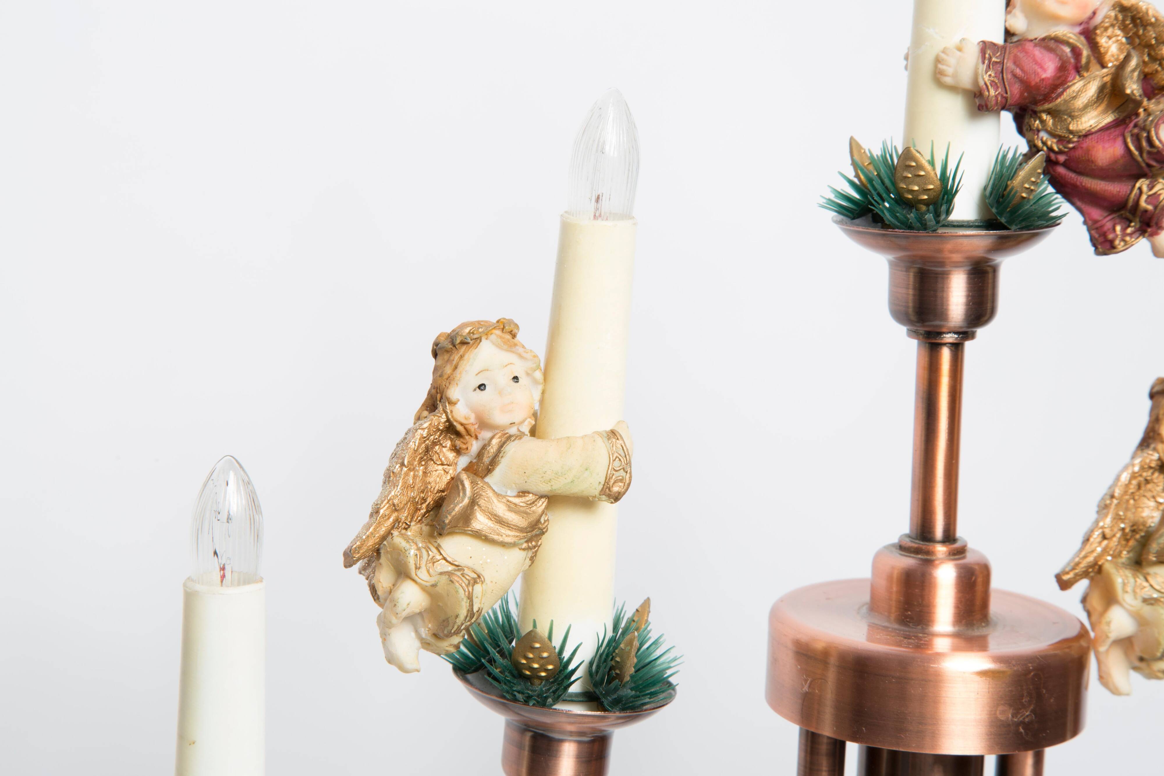 Lampe de table Mid Century White Angels