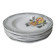 Digoin sarreguemines 7 deep plates odile