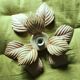 Masca ceiling or wall light 40 cm vintage metal leaves flower