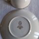 Lot composé de 3 tasses et soucoupes anciennes  ( Digoin  Sarreguemines  France )