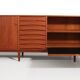 Teck enfilade Arne Vodder Modèle 29 pour Sibast, Danemark 1950