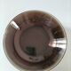 Set of 5 vintage Duralex deep plates – smoked brown glass