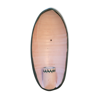 Wall light in painted cermal