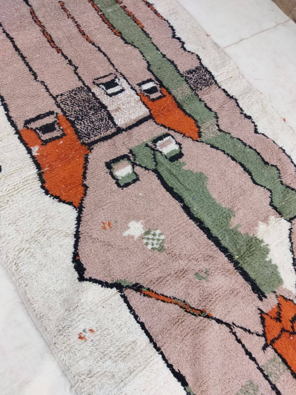 Handmade Moroccan Berber rug 280 x 150 cm