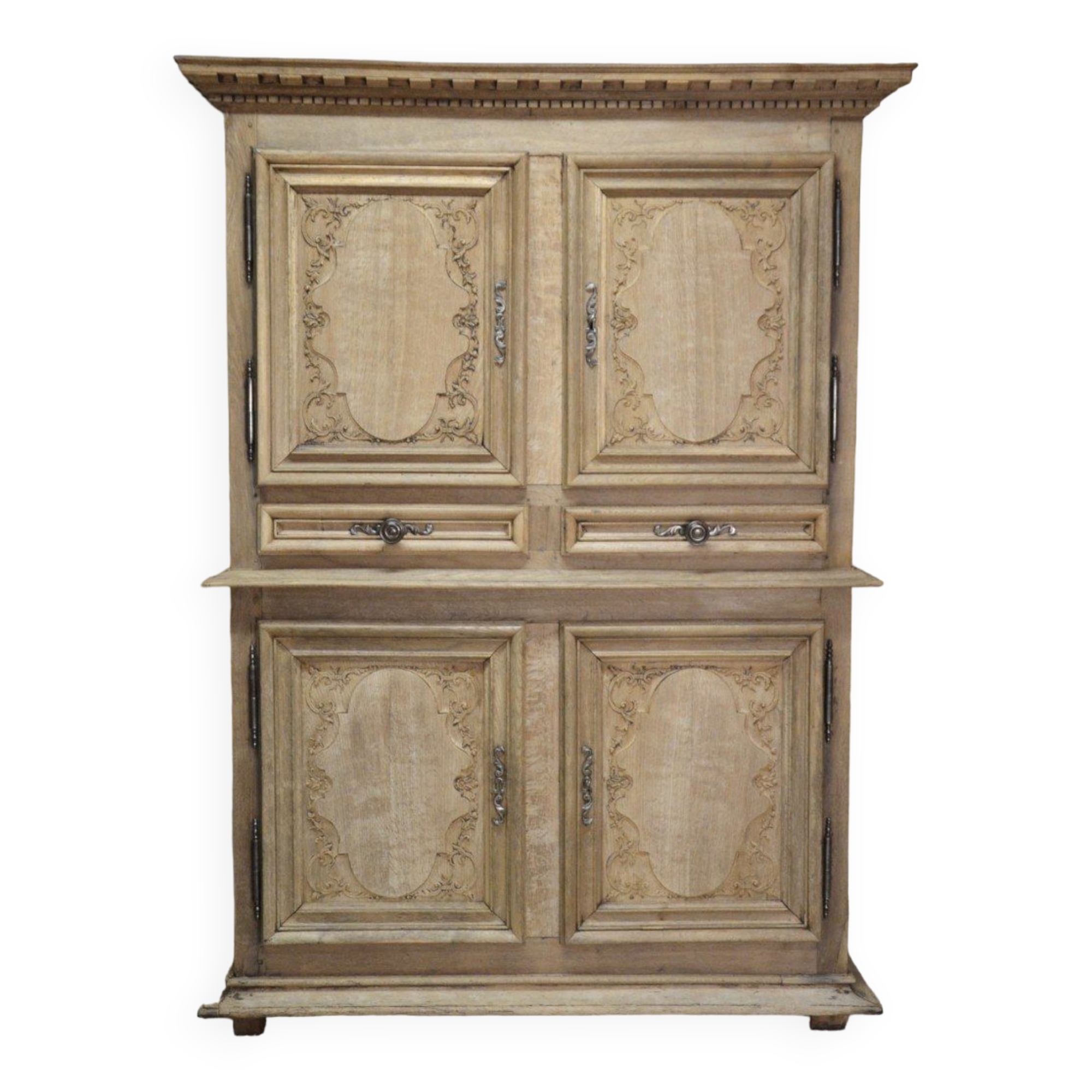 Whitewashed oak sideboard