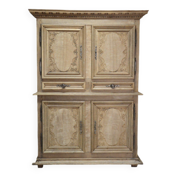 Whitewashed oak sideboard